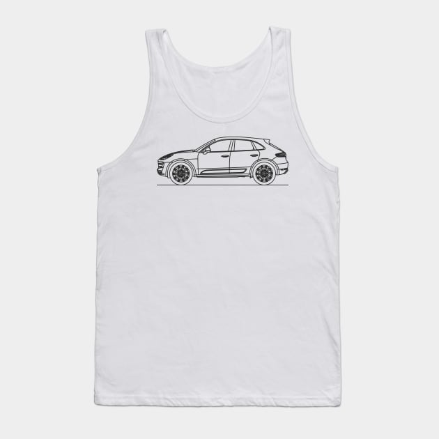 Macan Turbo Tank Top by artlines